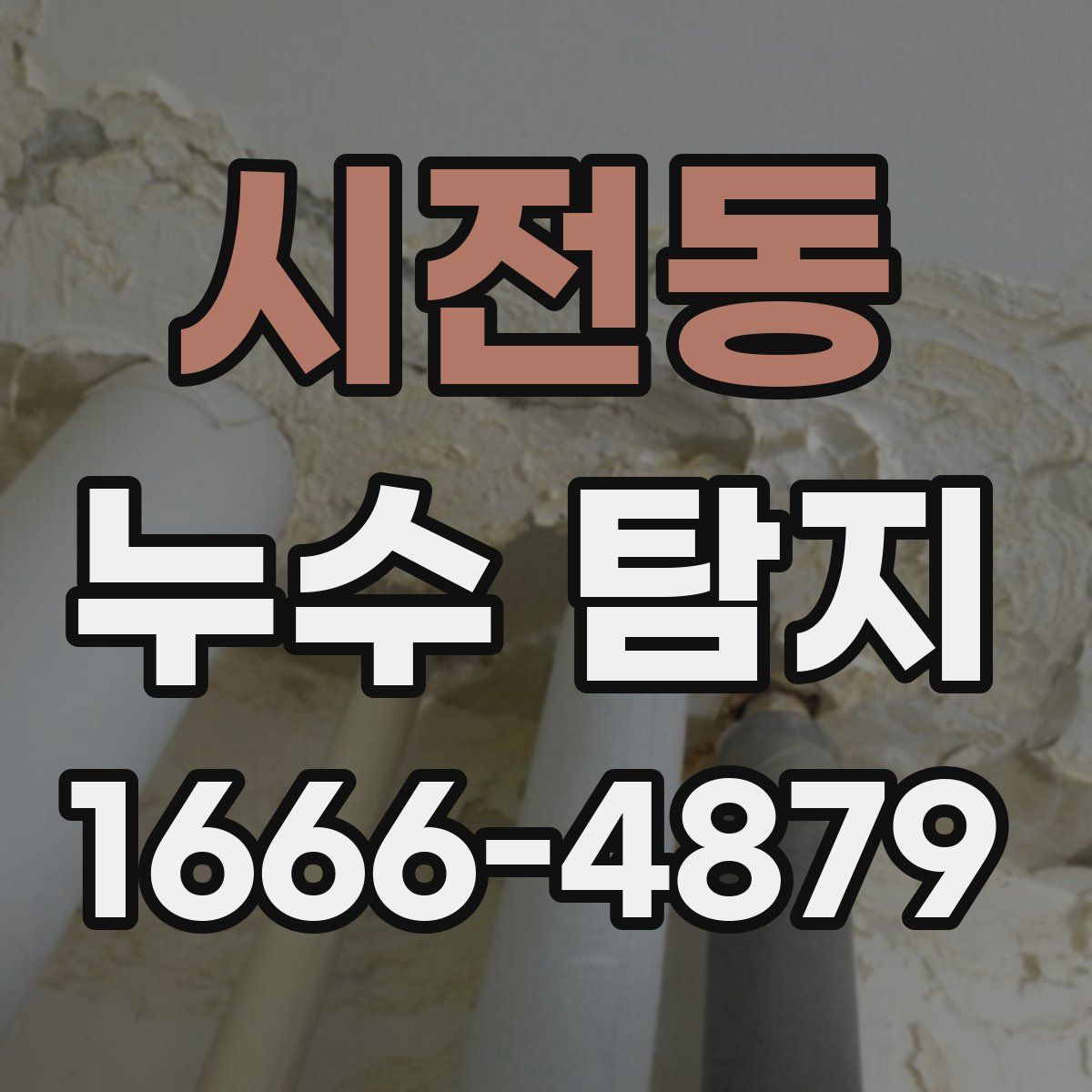 시전동 누수 탐지