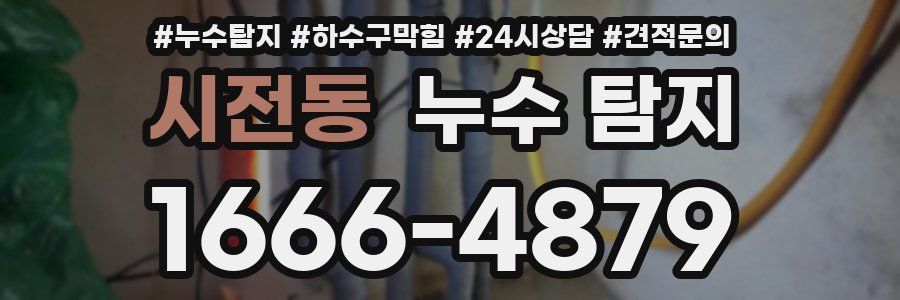 시전동 누수 탐지