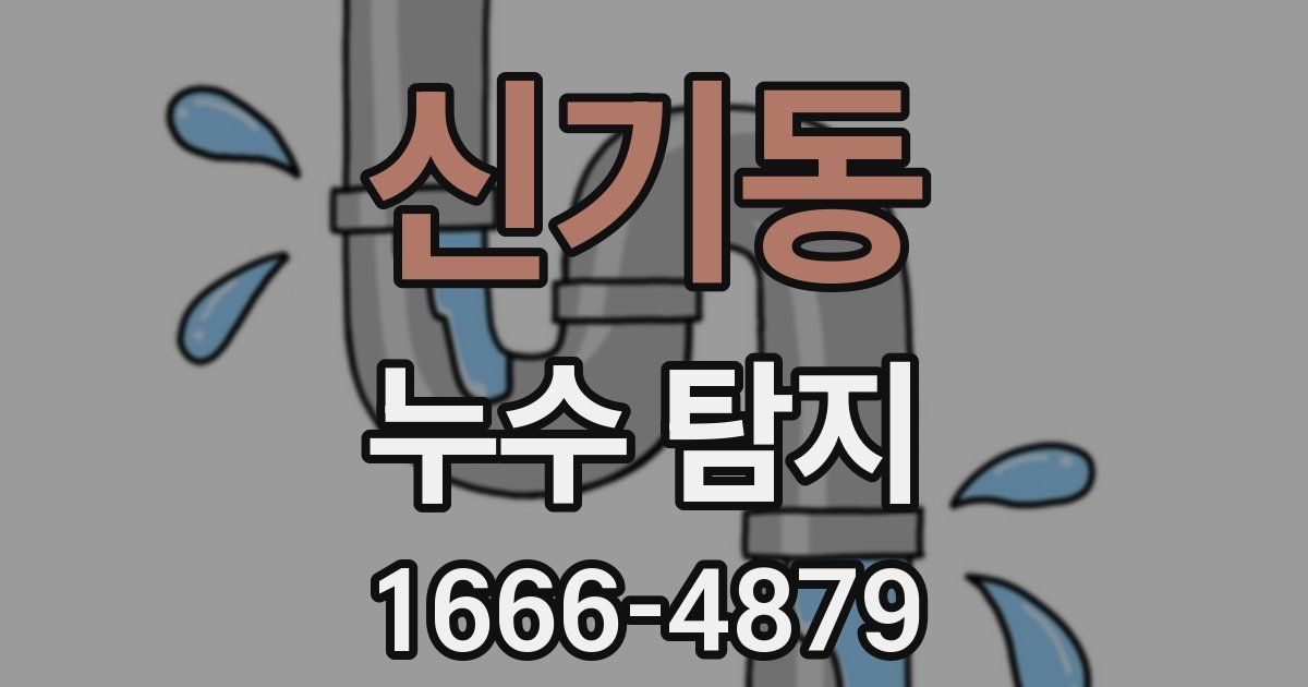 신기동 누수 탐지