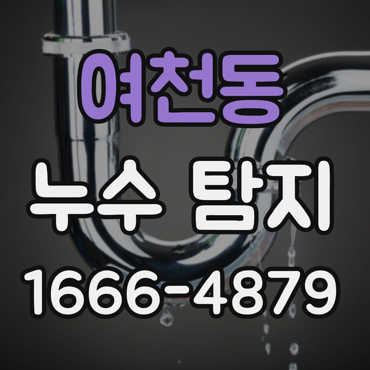 여천동 누수 탐지