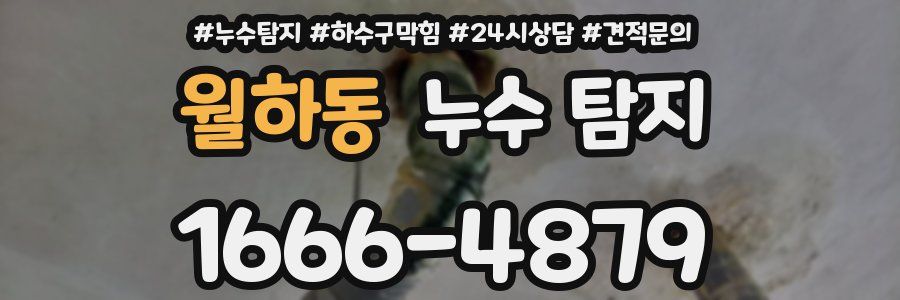 월하동 누수 탐지