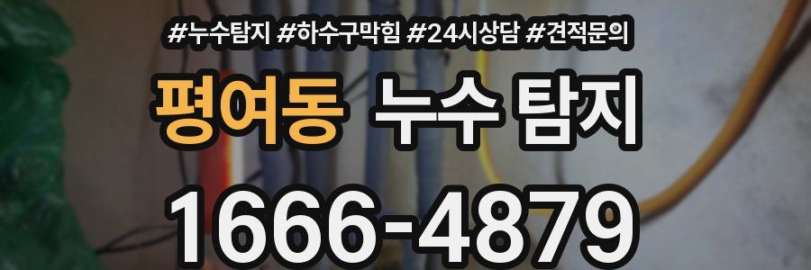 평여동 누수 탐지