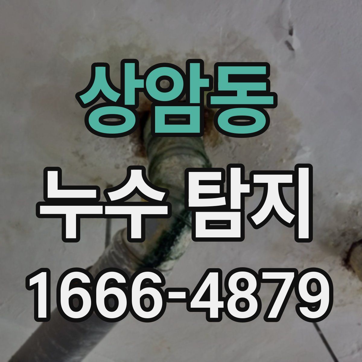 상암동 누수 탐지