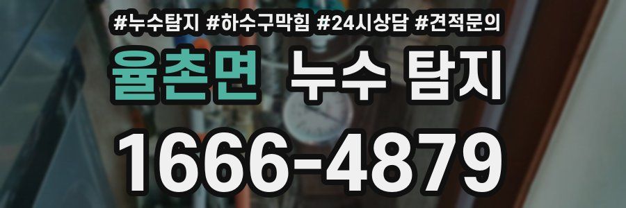 율촌면 누수 탐지