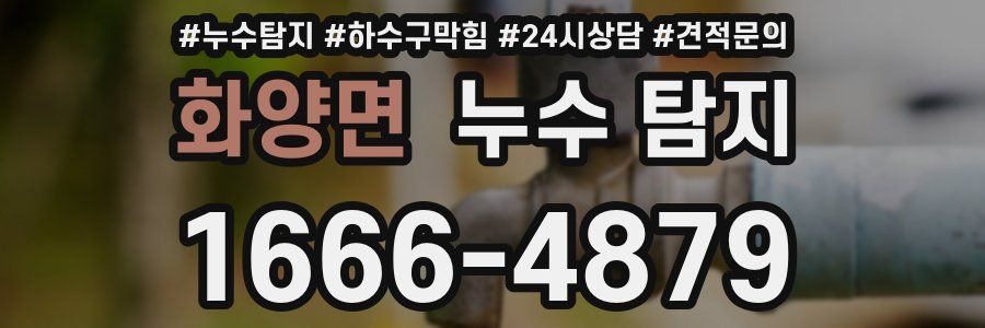 화양면 누수 탐지