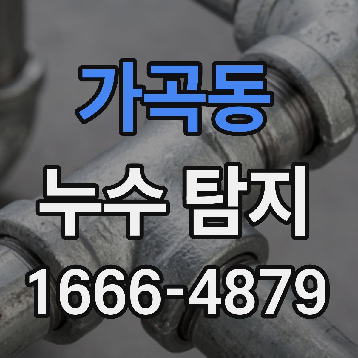 가곡동 누수 탐지