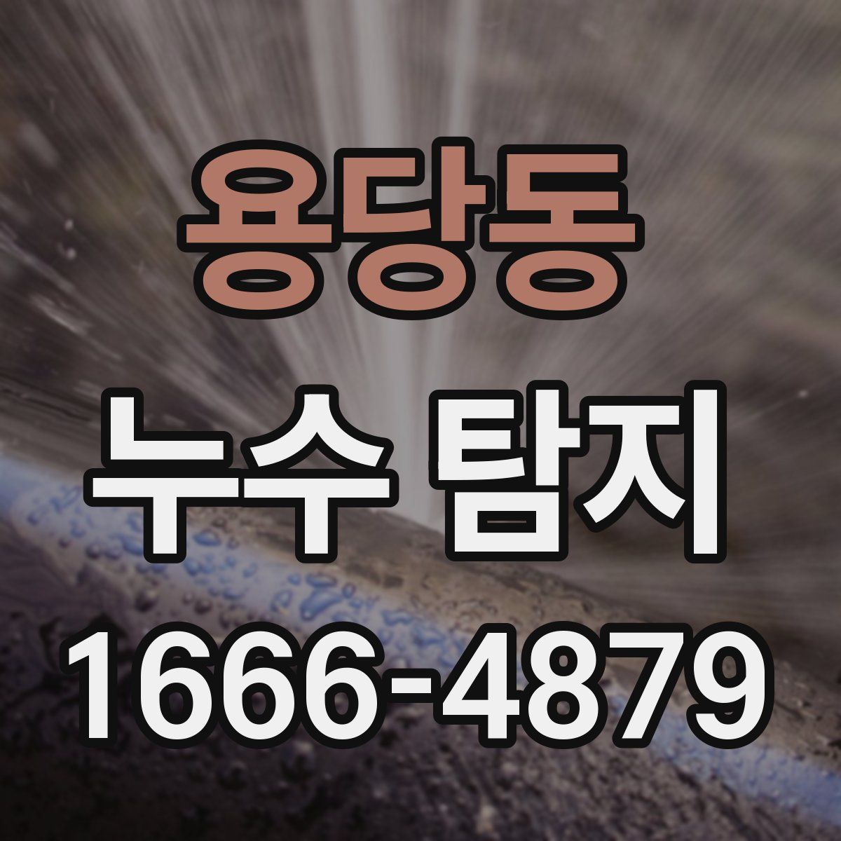용당동 누수 탐지