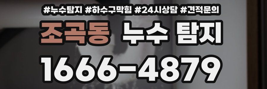 조곡동 누수 탐지
