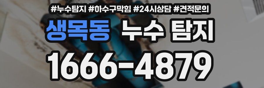 생목동 누수 탐지