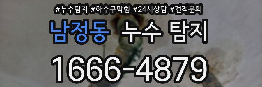남정동 누수 탐지