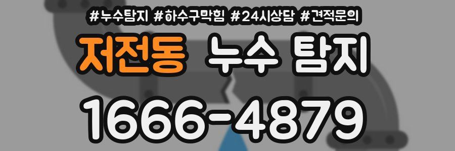 저전동 누수 탐지