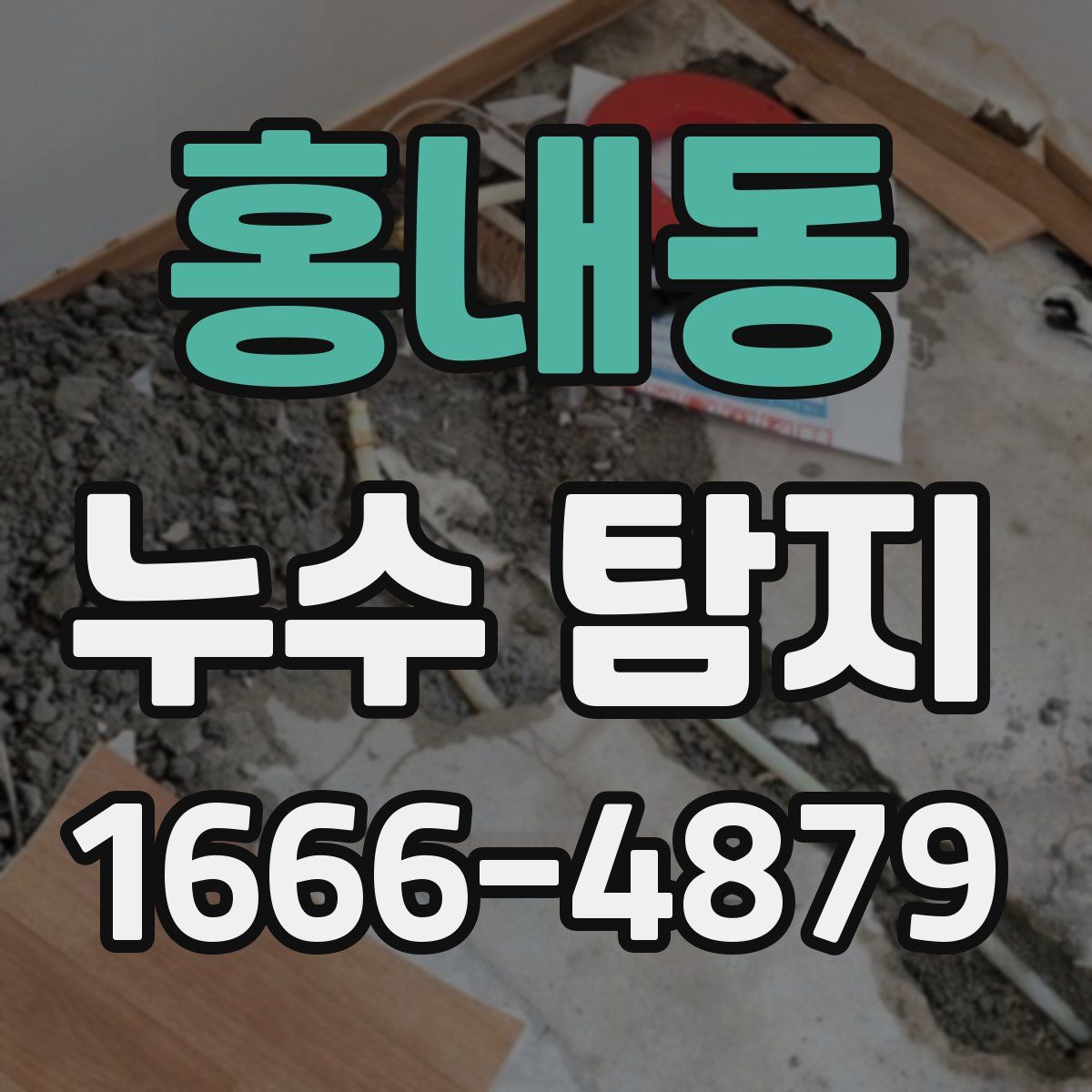 홍내동 누수 탐지