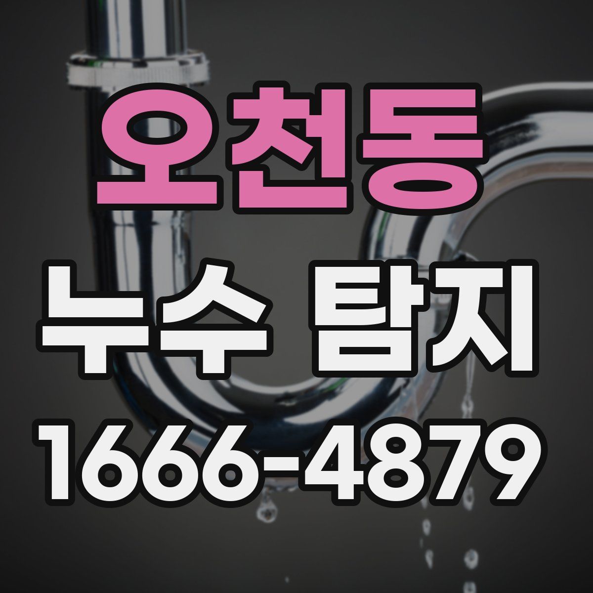 오천동 누수 탐지