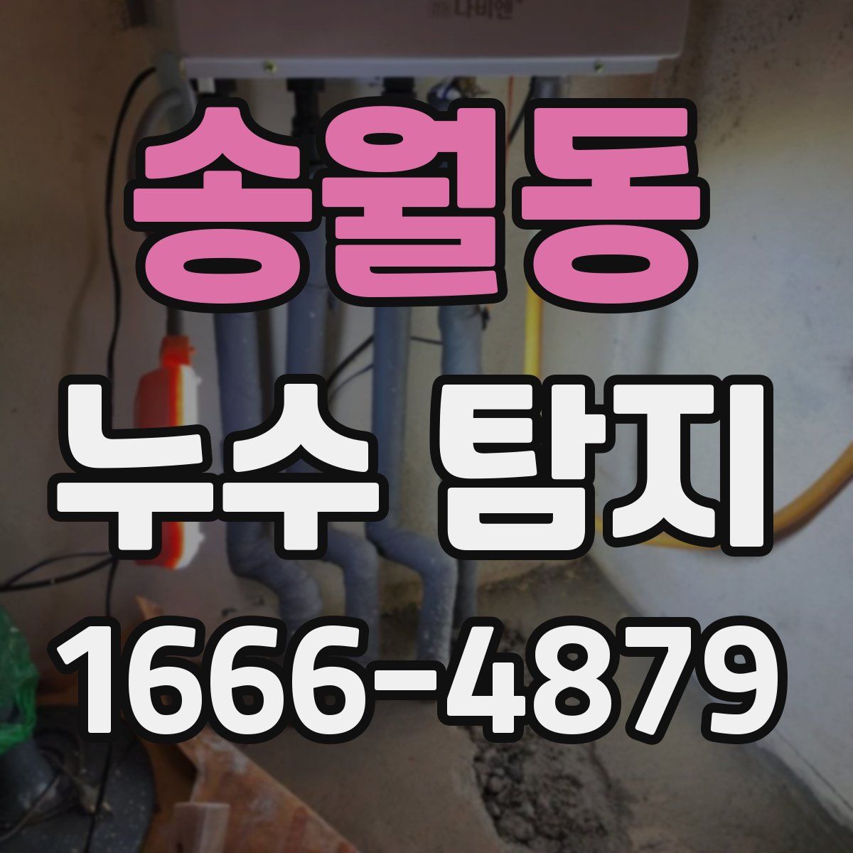 송월동 누수 탐지