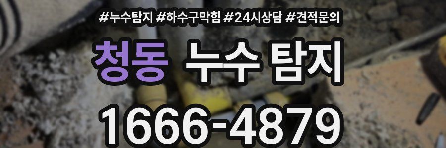 청동 누수 탐지