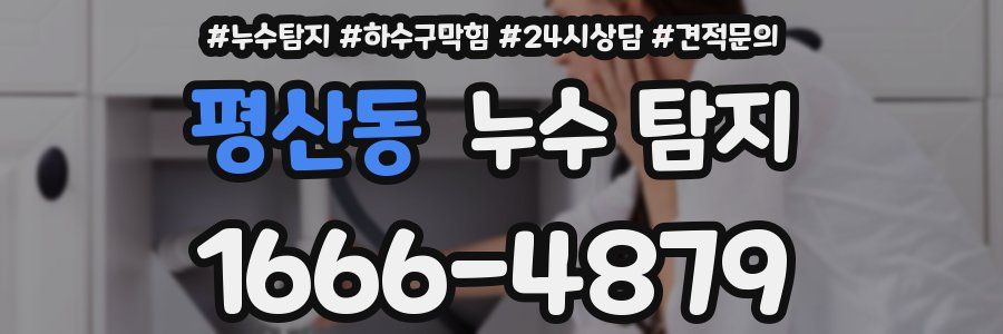 평산동 누수 탐지