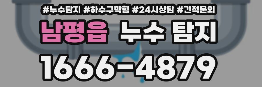 남평읍 누수 탐지
