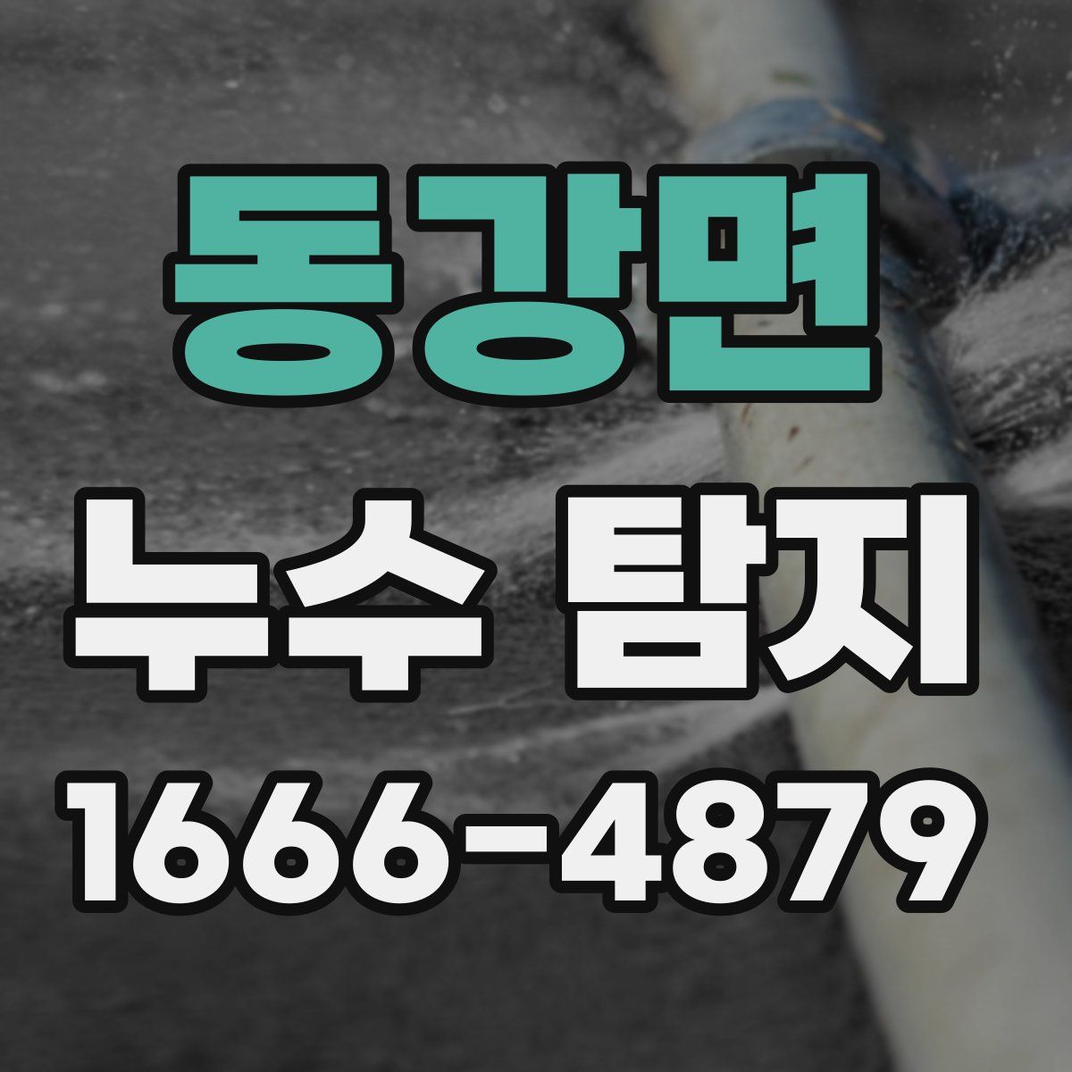 동강면 누수 탐지