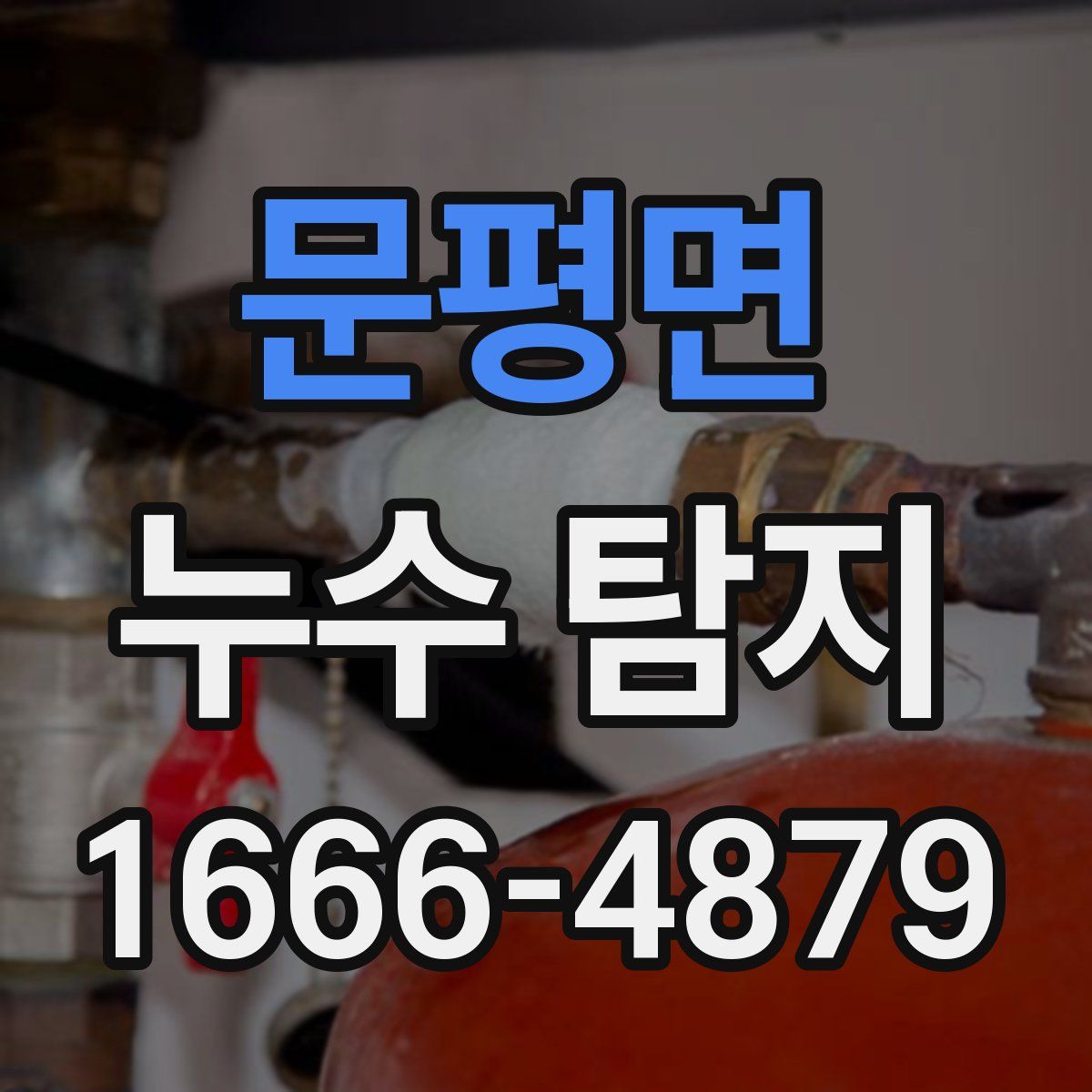 문평면 누수 탐지