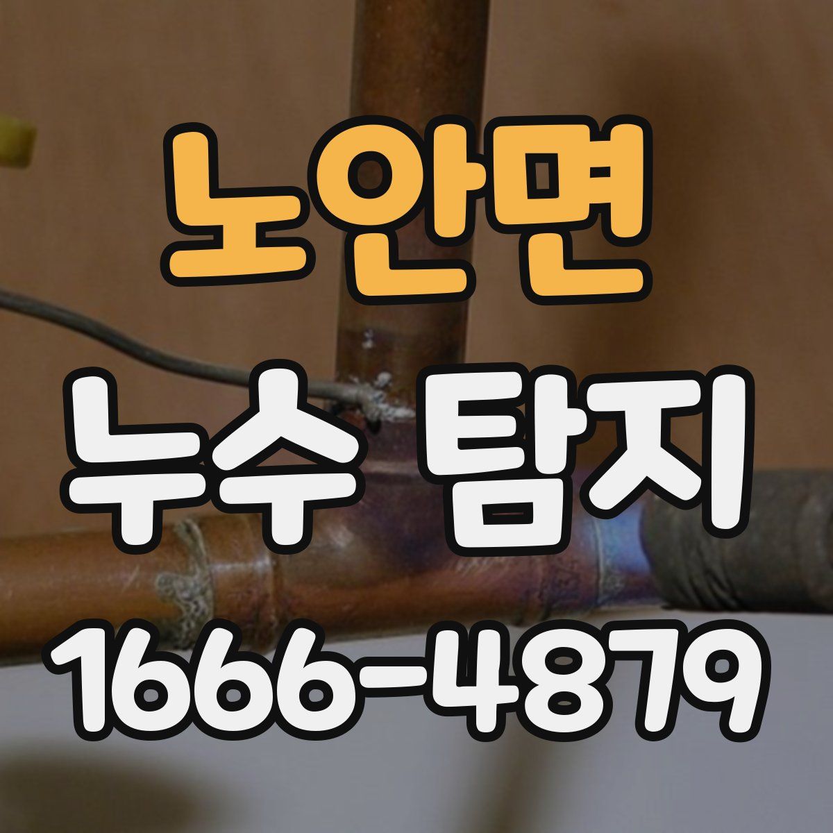 노안면 누수 탐지