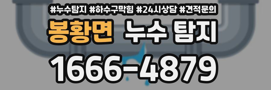 봉황면 누수 탐지
