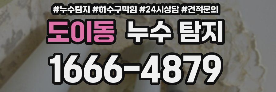도이동 누수 탐지
