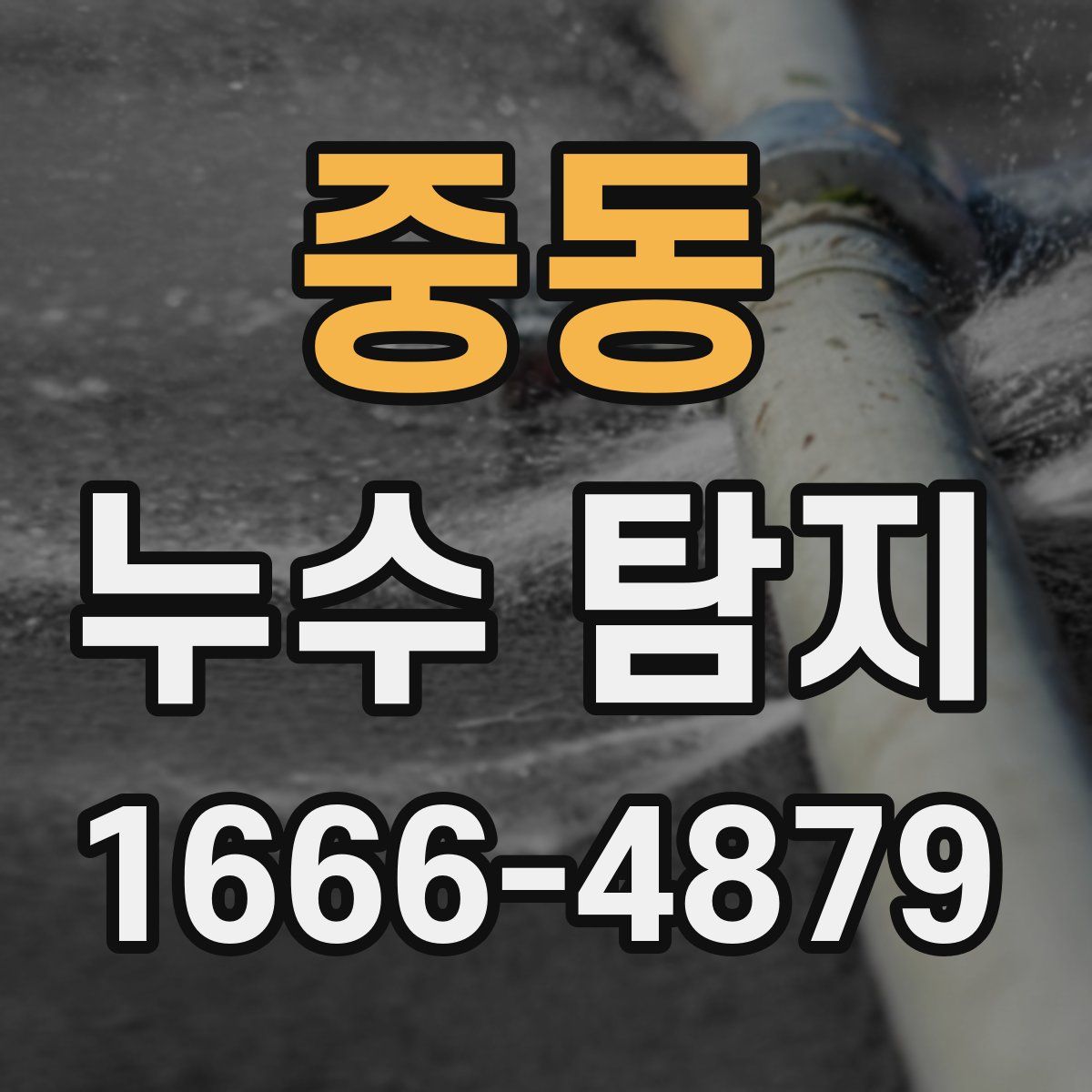 중동 누수 탐지