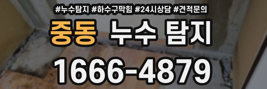 중동 누수 탐지
