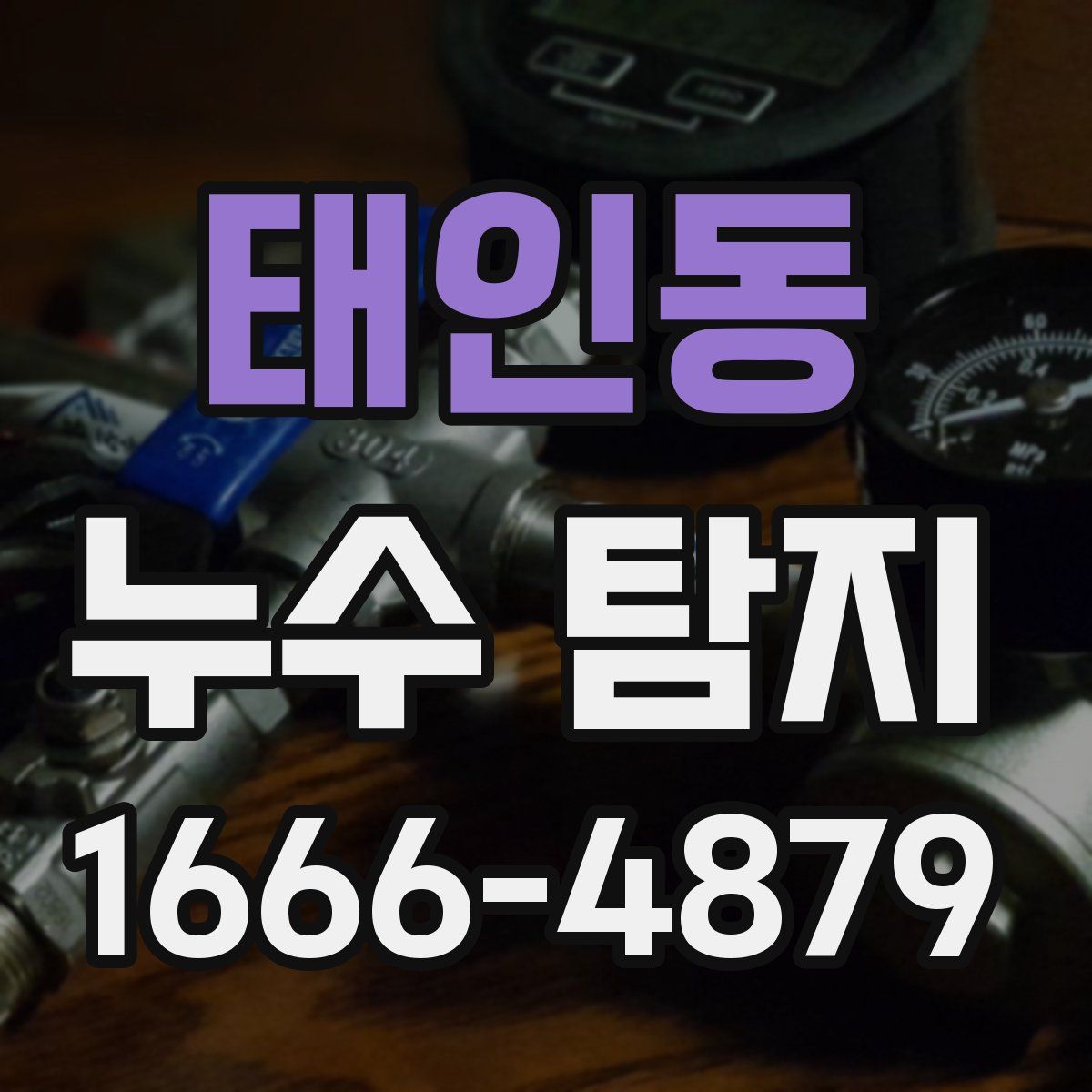 태인동 누수 탐지