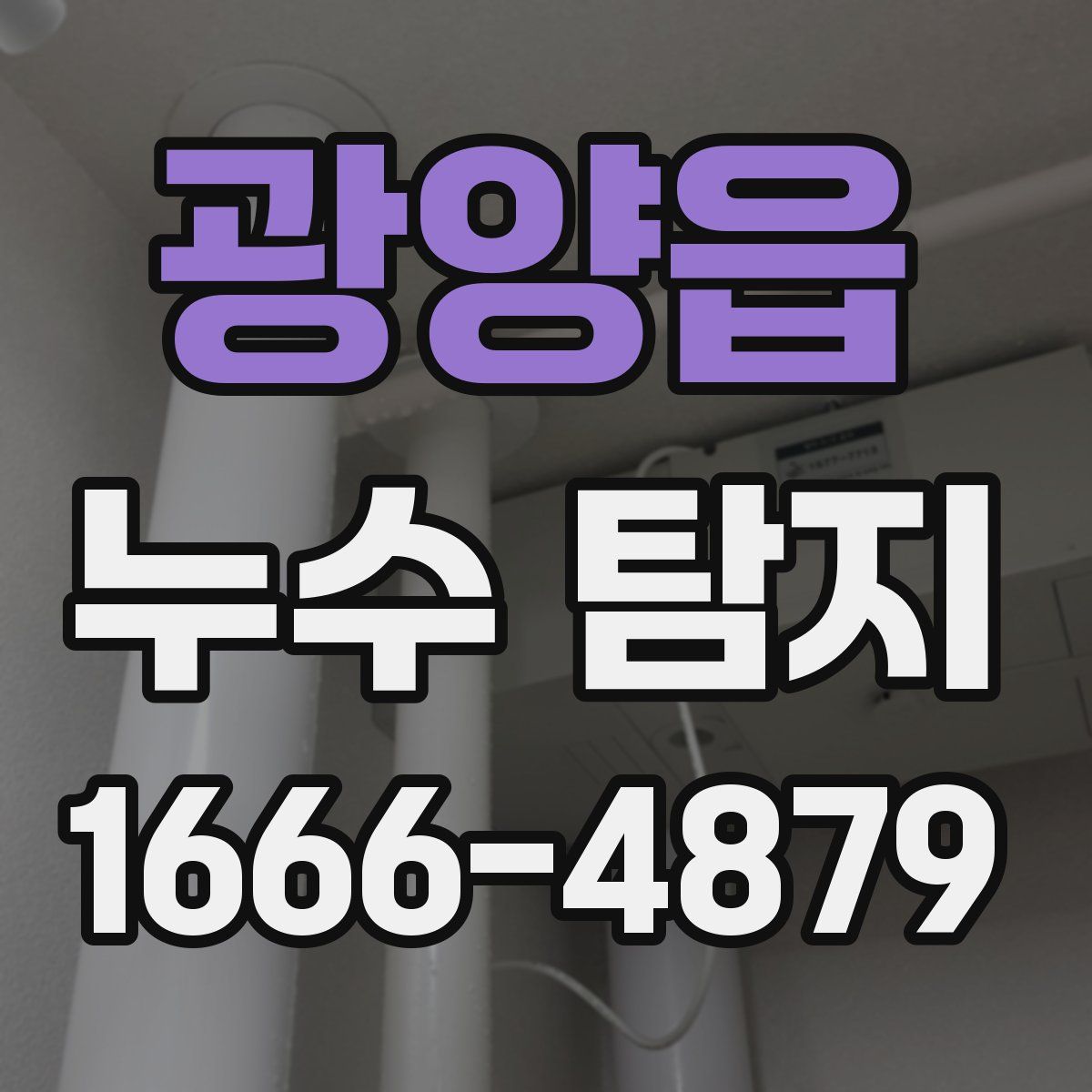 광양읍 누수 탐지