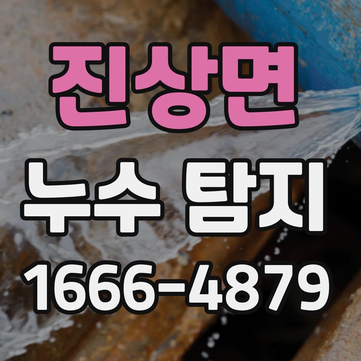 진상면 누수 탐지