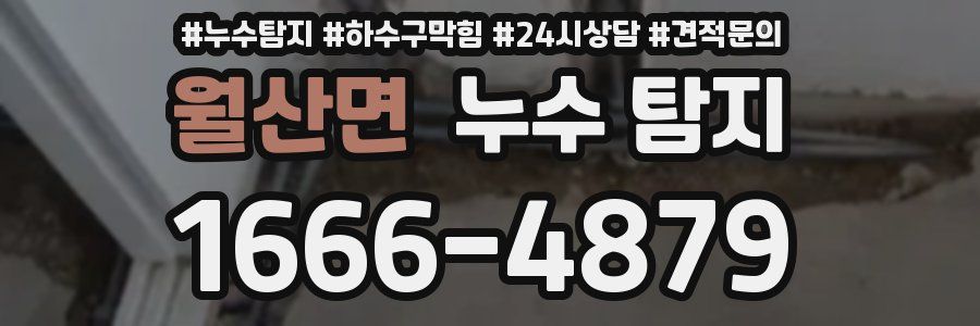 월산면 누수 탐지