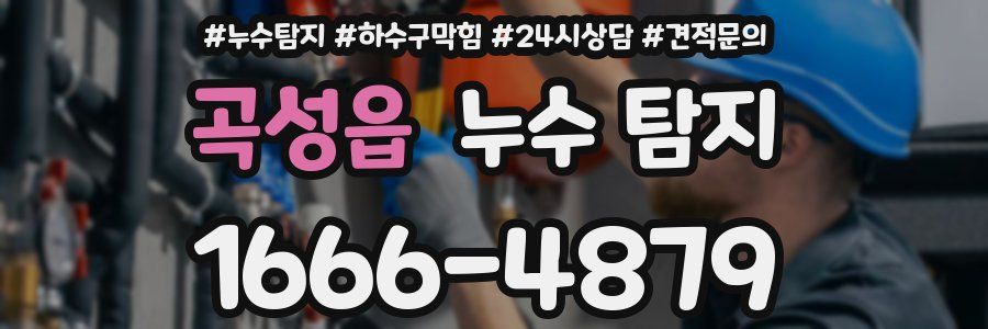 곡성읍 누수 탐지