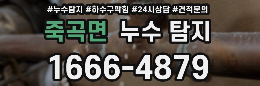 죽곡면 누수 탐지