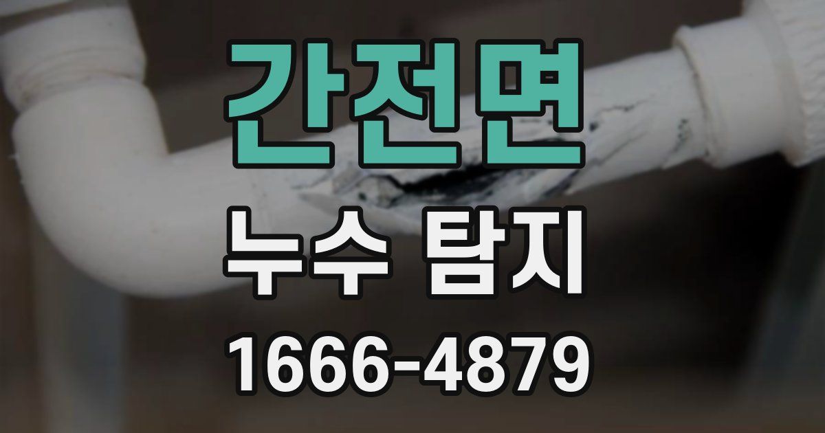 간전면 누수 탐지
