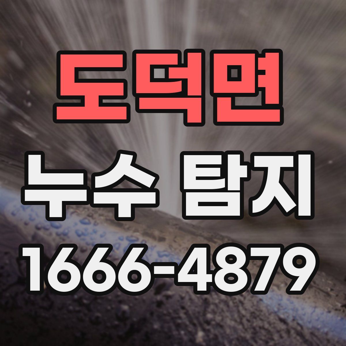 도덕면 누수 탐지