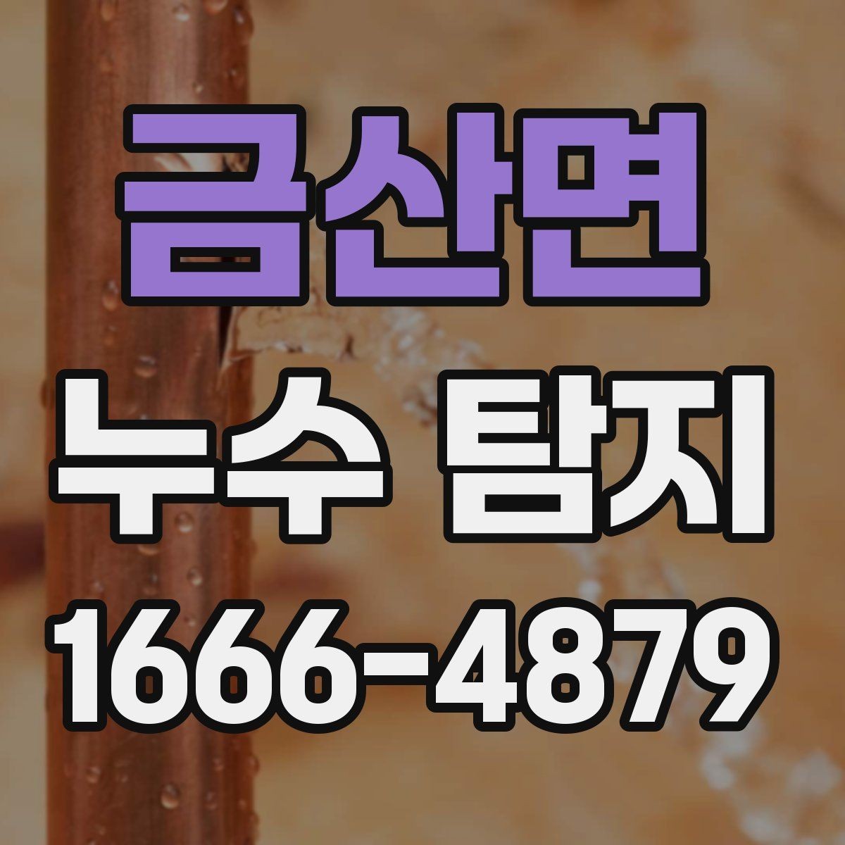 금산면 누수 탐지 바닥 물기 발생 시 체크 포인트