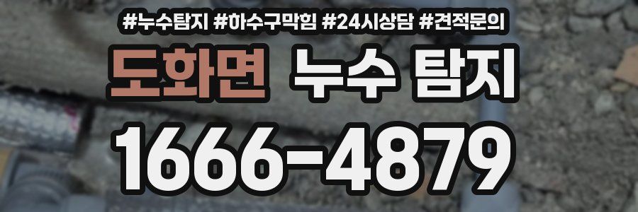 도화면 누수 탐지