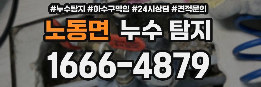 노동면 누수 탐지