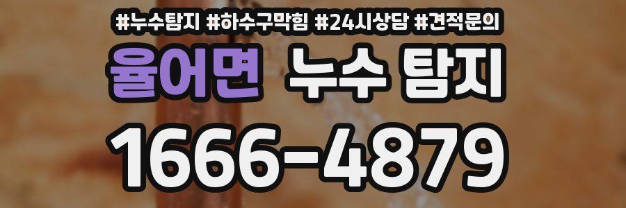 율어면 누수 탐지