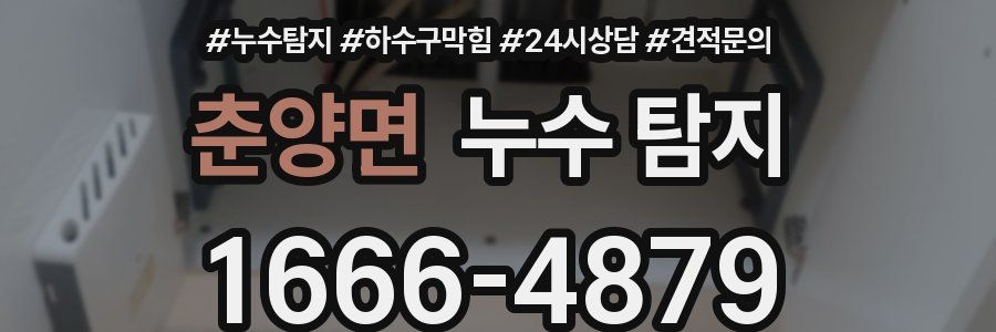 춘양면 누수 탐지