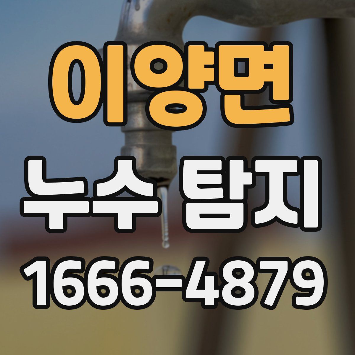 이양면 누수 탐지