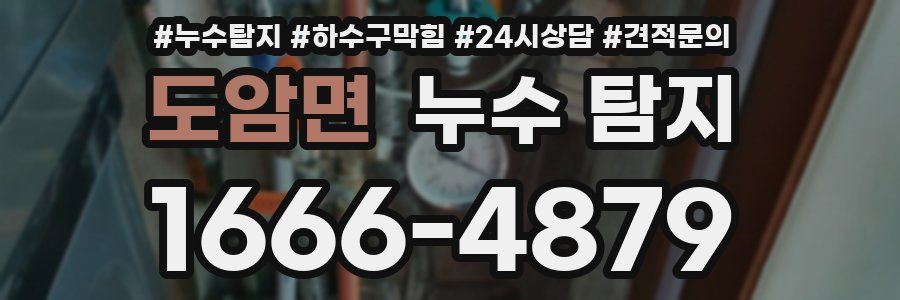 도암면 누수 탐지