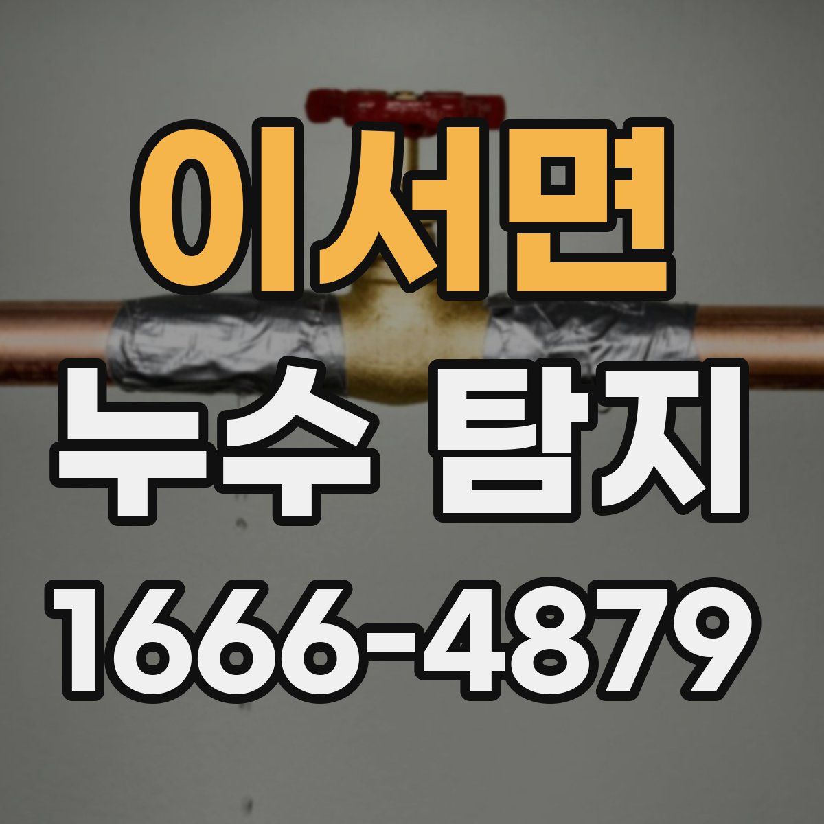 이서면 누수 탐지