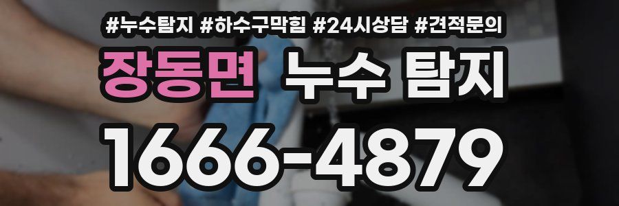 장동면 누수 탐지