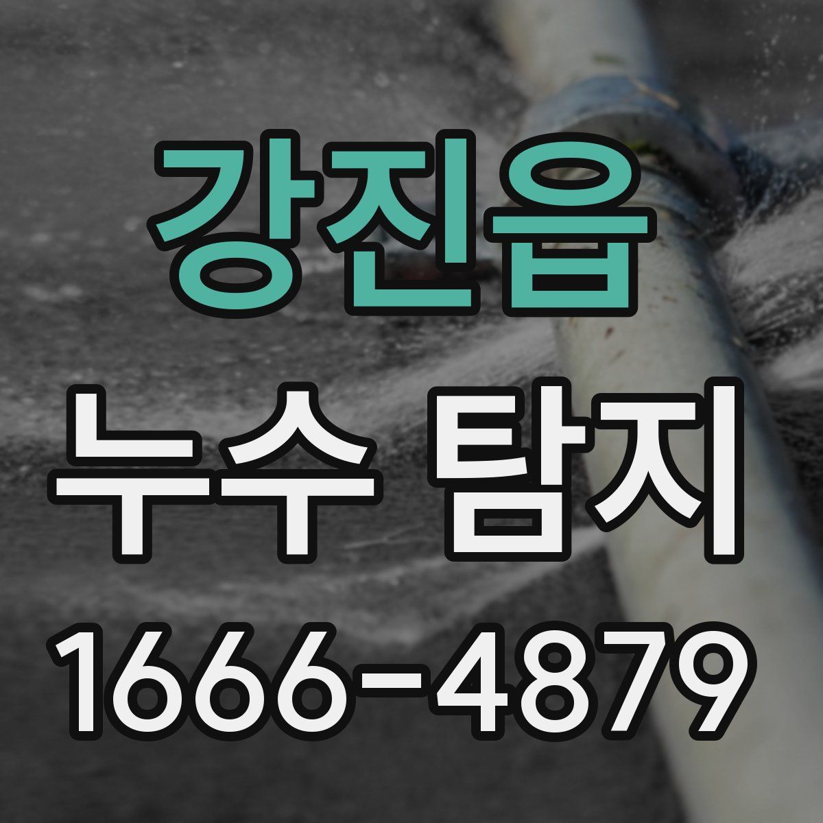 강진읍 누수 탐지