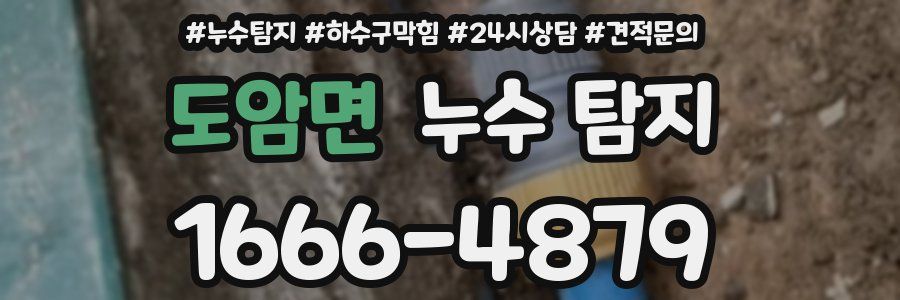 도암면 누수 탐지