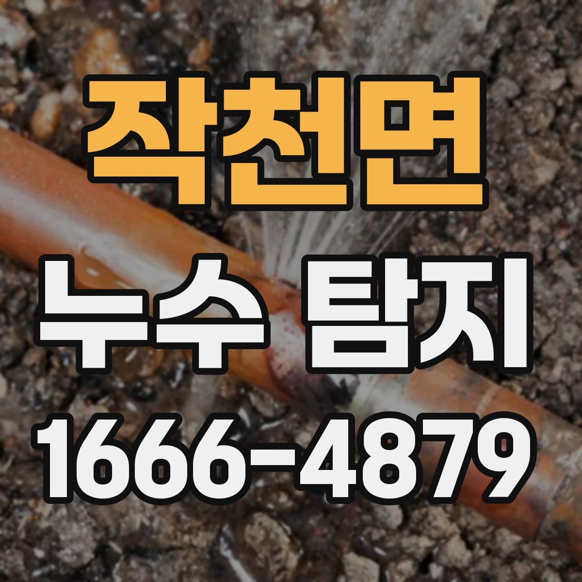 작천면 누수 탐지