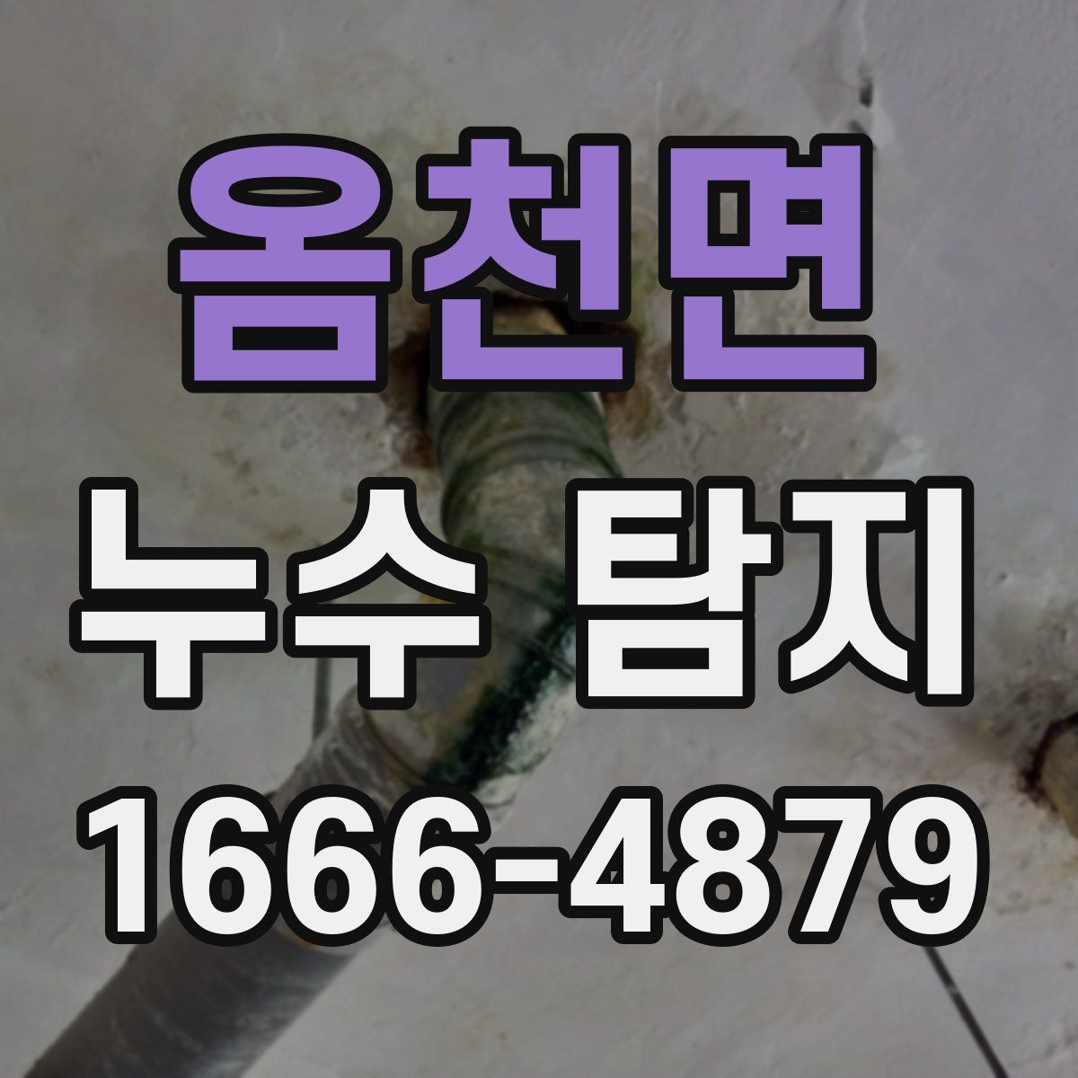 옴천면 누수 탐지