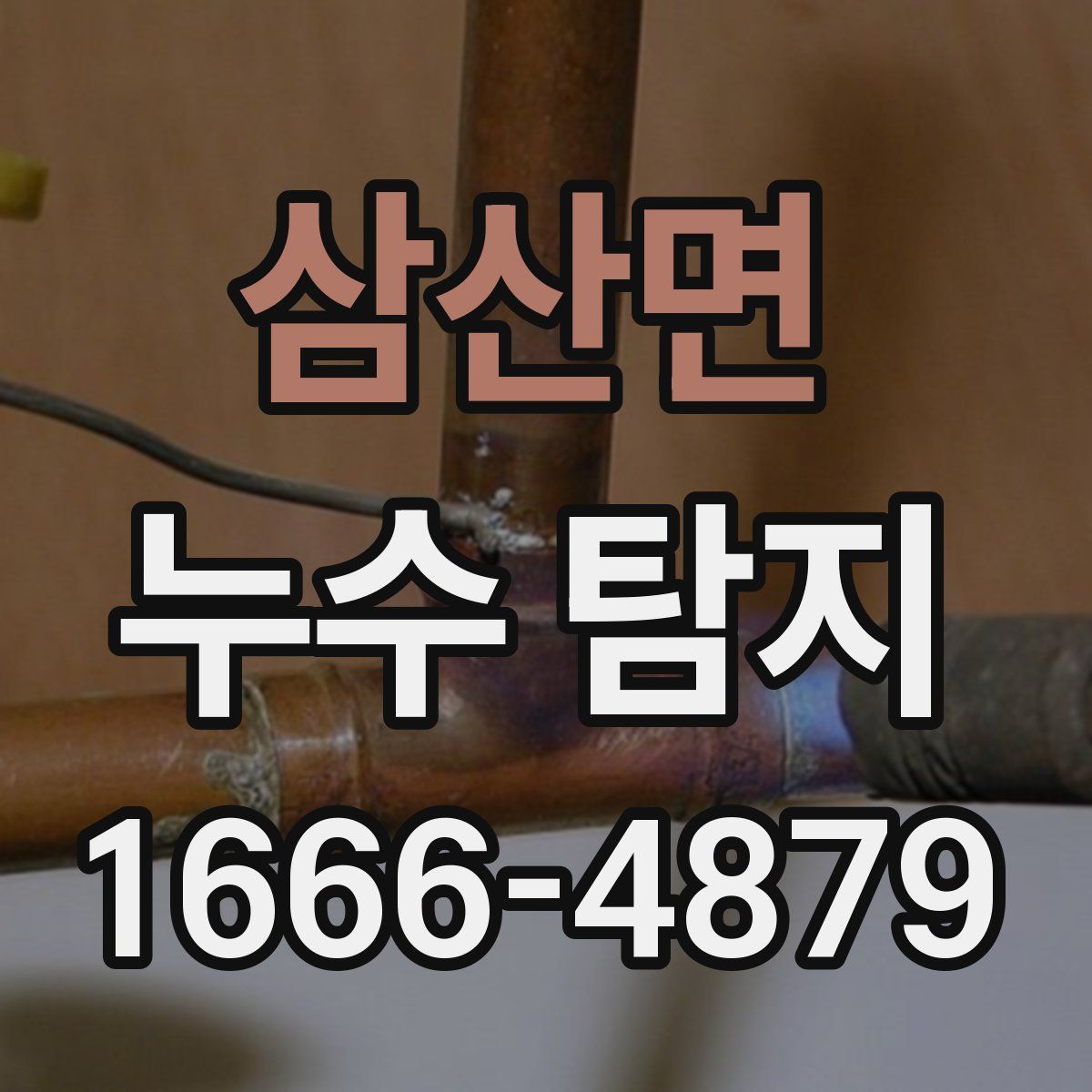 삼산면 누수 탐지